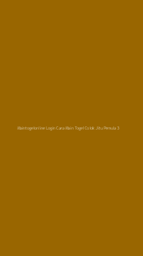 Tampilan Antarmuka Aplikasi Maintogelonline Login Cara Main Togel Colok Jitu Pemula - 3