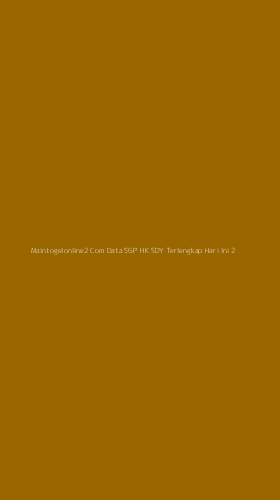 Tampilan Antarmuka Aplikasi Maintogelonline2 Com Data Sgp Hk Sdy Terlengkap Hari Ini - 2