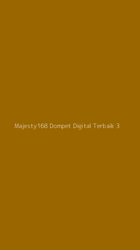 Tampilan Antarmuka Aplikasi Majesty168 Dompet Digital Terbaik - 3