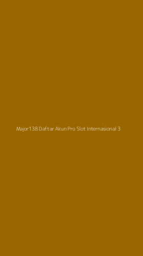 Tampilan Antarmuka Aplikasi Major138 Daftar Akun Pro Slot Internasional - 3