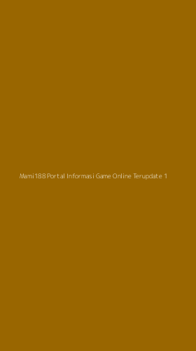 Tampilan Antarmuka Aplikasi Mami188 Portal Informasi Game Online Terupdate - 1