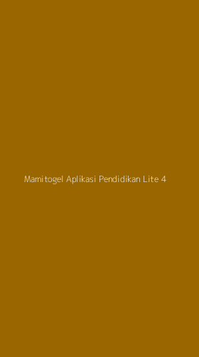 Tampilan Antarmuka Aplikasi Mamitogel Aplikasi Pendidikan Lite - 4