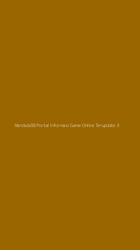 Tampilan Antarmuka Aplikasi Mandala88 Portal Informasi Game Online Terupdate - 3