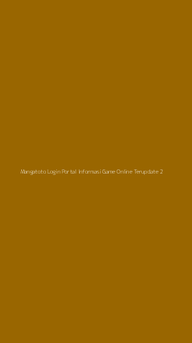 Tampilan Antarmuka Aplikasi Mangatoto Login Portal Informasi Game Online Terupdate - 2
