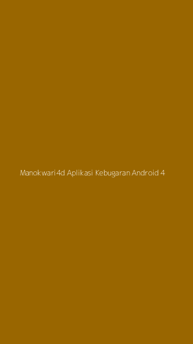 Tampilan Antarmuka Aplikasi Manokwari4d Aplikasi Kebugaran Android - 4