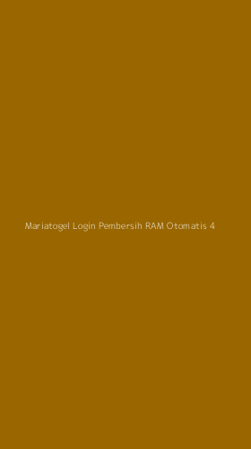 Tampilan Antarmuka Aplikasi Mariatogel Login Pembersih Ram Otomatis - 4