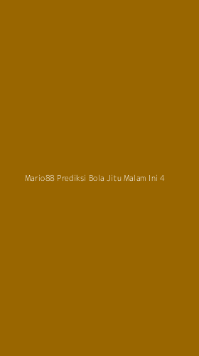 Tampilan Antarmuka Aplikasi Mario88 Prediksi Bola Jitu Malam Ini - 4