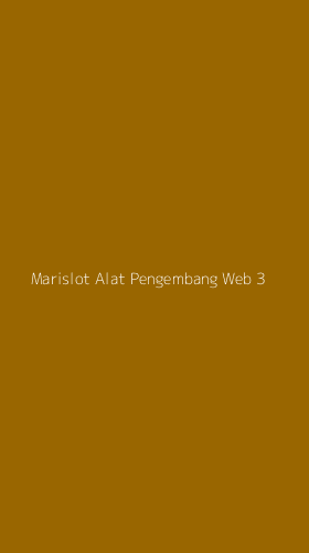 Tampilan Antarmuka Aplikasi Marislot Alat Pengembang Web - 3