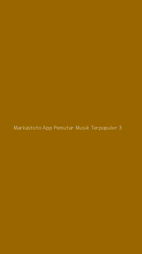 Tampilan Antarmuka Aplikasi Markastoto App Pemutar Musik Terpopuler - 3