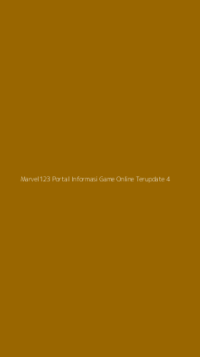 Tampilan Antarmuka Aplikasi Marvel123 Portal Informasi Game Online Terupdate - 4