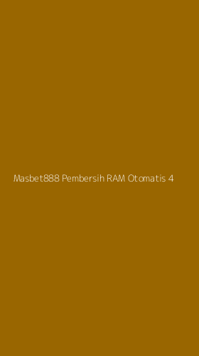 Tampilan Antarmuka Aplikasi Masbet888 Pembersih Ram Otomatis - 4