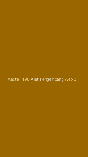 Tampilan Antarmuka Aplikasi Master 198 Alat Pengembang Web - 3