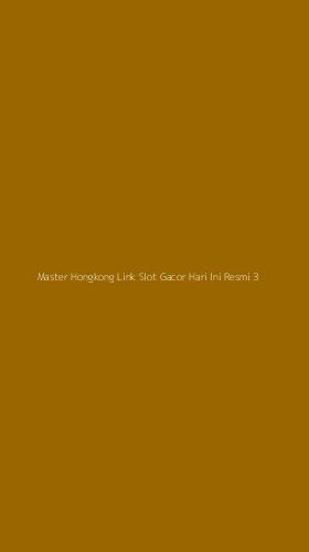 Tampilan Antarmuka Aplikasi Master Hongkong Link Slot Gacor Hari Ini Resmi - 3