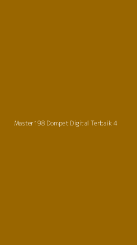 Tampilan Antarmuka Aplikasi Master198 Dompet Digital Terbaik - 4