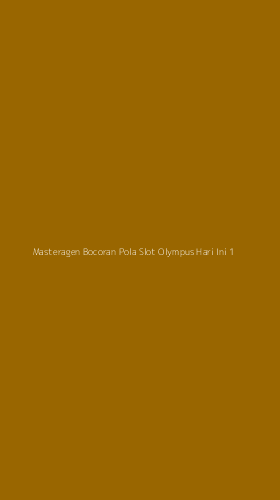 Tampilan Antarmuka Aplikasi Masteragen Bocoran Pola Slot Olympus Hari Ini - 1