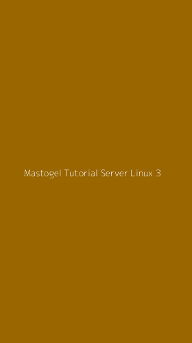 Tampilan Antarmuka Aplikasi Mastogel Tutorial Server Linux - 3