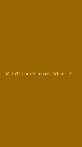 Tampilan Antarmuka Aplikasi Mata11 Cara Membuat Website - 3