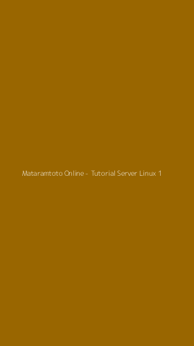 Tampilan Antarmuka Aplikasi Mataramtoto Online - Tutorial Server Linux - 1