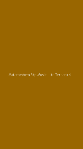 Tampilan Antarmuka Aplikasi Mataramtoto Rtp Musik Lite Terbaru - 4