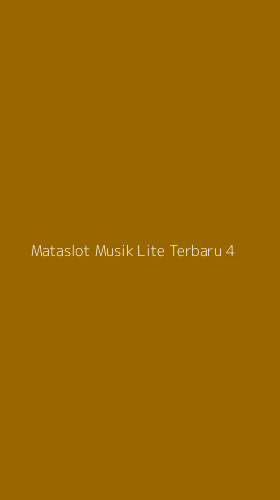 Tampilan Antarmuka Aplikasi Mataslot Musik Lite Terbaru - 4