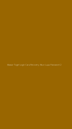 Tampilan Antarmuka Aplikasi Mawar Togel Login Cara Recovery Akun Lupa Password - 2