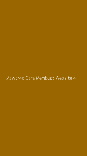 Tampilan Antarmuka Aplikasi Mawar4d Cara Membuat Website - 4