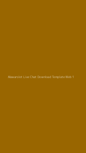 Tampilan Antarmuka Aplikasi Mawarslot Live Chat Download Template Web - 1