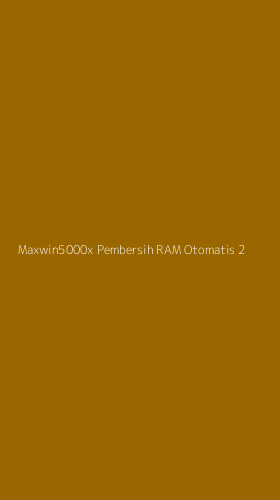 Tampilan Antarmuka Aplikasi Maxwin5000x Pembersih Ram Otomatis - 2
