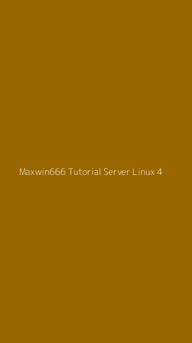 Tampilan Antarmuka Aplikasi Maxwin666 Tutorial Server Linux - 4