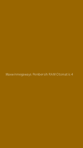Tampilan Antarmuka Aplikasi Maxwinmegaways Pembersih Ram Otomatis - 4