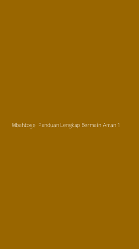 Tampilan Antarmuka Aplikasi Mbahtogel Panduan Lengkap Bermain Aman - 1