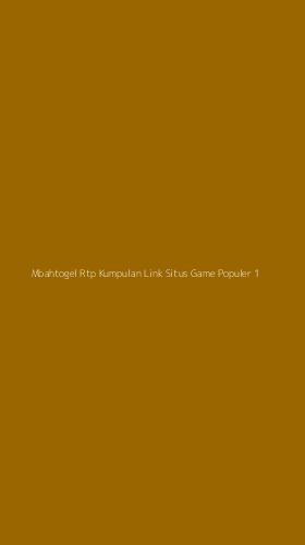 Tampilan Antarmuka Aplikasi Mbahtogel Rtp Kumpulan Link Situs Game Populer - 1