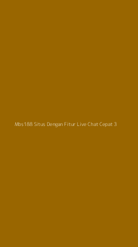 Tampilan Antarmuka Aplikasi Mbs188 Situs Dengan Fitur Live Chat Cepat - 3