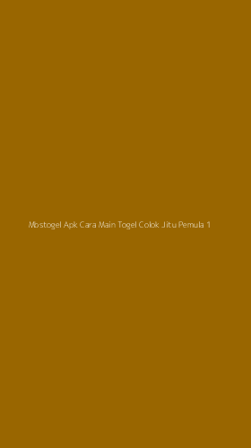 Tampilan Antarmuka Aplikasi Mbstogel Apk Cara Main Togel Colok Jitu Pemula - 1