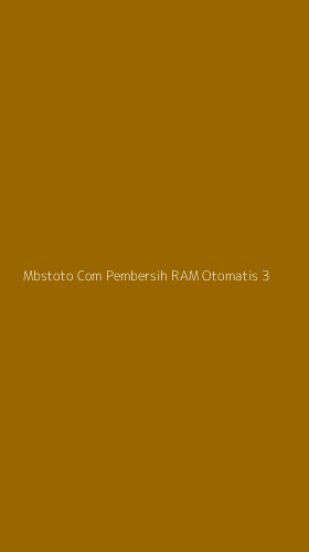 Tampilan Antarmuka Aplikasi Mbstoto Com Pembersih Ram Otomatis - 3
