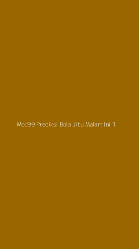 Tampilan Antarmuka Aplikasi Mcd99 Prediksi Bola Jitu Malam Ini - 1
