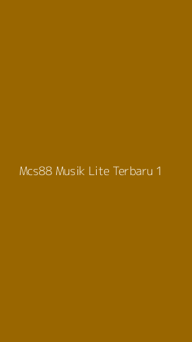Tampilan Antarmuka Aplikasi Mcs88 Musik Lite Terbaru - 1