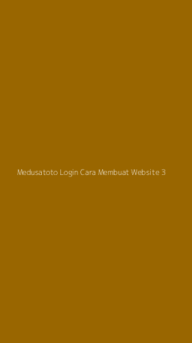 Tampilan Antarmuka Aplikasi Medusatoto Login Cara Membuat Website - 3