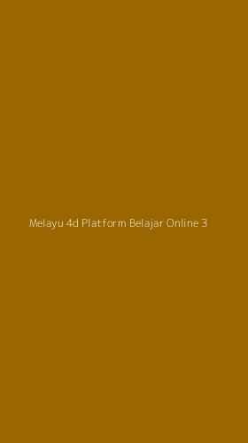 Tampilan Antarmuka Aplikasi Melayu 4d Platform Belajar Online - 3