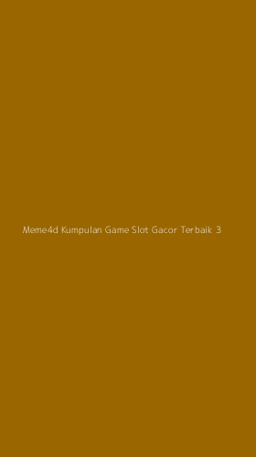 Tampilan Antarmuka Aplikasi Meme4d Kumpulan Game Slot Gacor Terbaik - 3