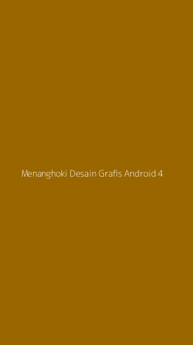 Tampilan Antarmuka Aplikasi Menanghoki Desain Grafis Android - 4