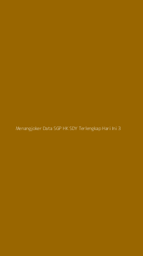 Tampilan Antarmuka Aplikasi Menangjoker Data Sgp Hk Sdy Terlengkap Hari Ini - 3