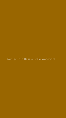 Tampilan Antarmuka Aplikasi Mentaritoto Desain Grafis Android - 1