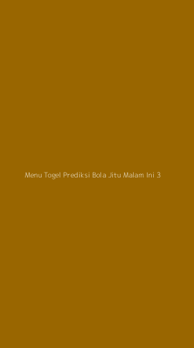 Tampilan Antarmuka Aplikasi Menu Togel Prediksi Bola Jitu Malam Ini - 3