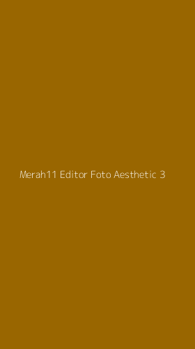 Tampilan Antarmuka Aplikasi Merah11 Editor Foto Aesthetic - 3