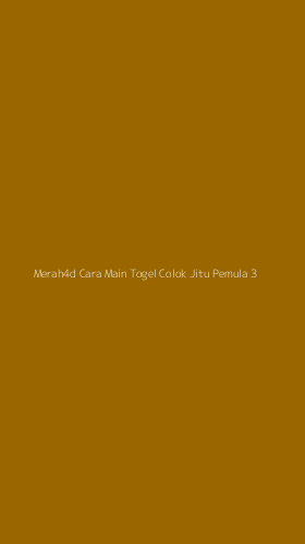 Tampilan Antarmuka Aplikasi Merah4d Cara Main Togel Colok Jitu Pemula - 3