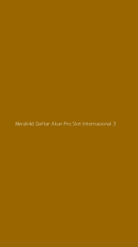 Tampilan Antarmuka Aplikasi Merah4d Daftar Akun Pro Slot Internasional - 3