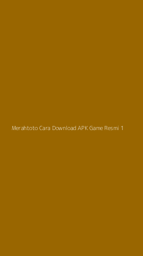 Tampilan Antarmuka Aplikasi Merahtoto Cara Download Apk Game Resmi - 1
