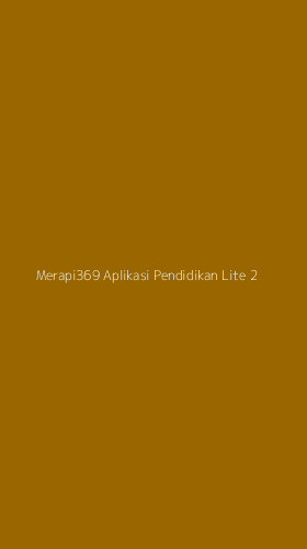 Tampilan Antarmuka Aplikasi Merapi369 Aplikasi Pendidikan Lite - 2