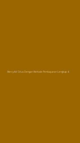 Tampilan Antarmuka Aplikasi Mercy4d Situs Dengan Metode Pembayaran Lengkap - 4